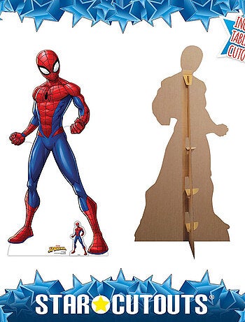 Figurine en carton Spider Man Spiderverse comics Disney H 179 CM