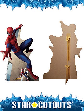 Figurine en carton spiderman – marvel avengers - haut 136 cm