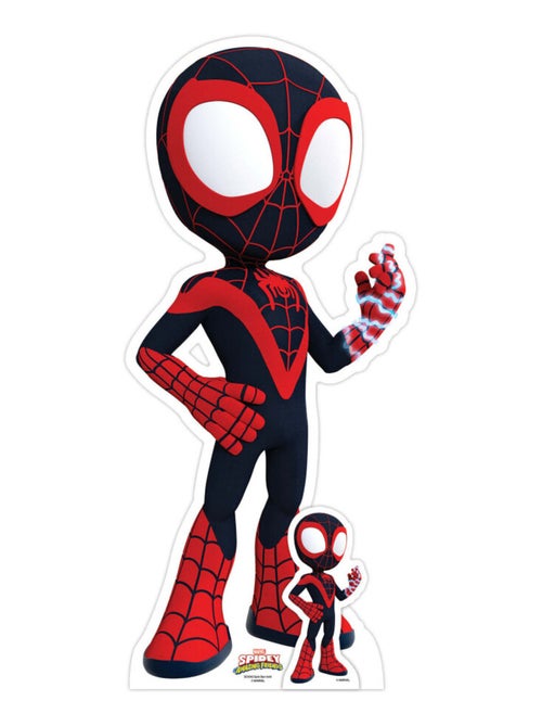 Figurine en carton Spin – Spidey et ses amis extraordinaires - Haut 92 cm - Kiabi