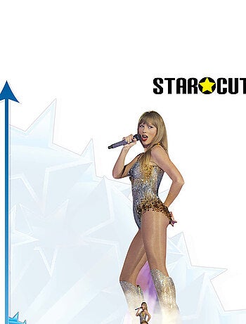 Figurine en carton Taylor Swift - Avec Un Micro - Haut 183 cm