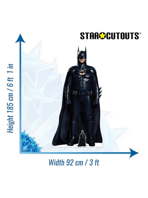 Figurine en carton  – The Flash - Batman - Michael Keaton - Haut 185 cm - Kiabi