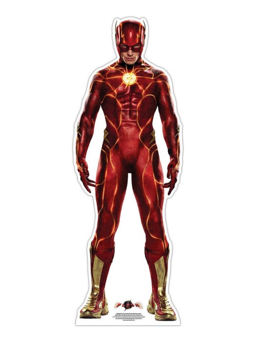 Figurine en carton – The Flash - Ezra Miller - Haut 92 cm - Kiabi
