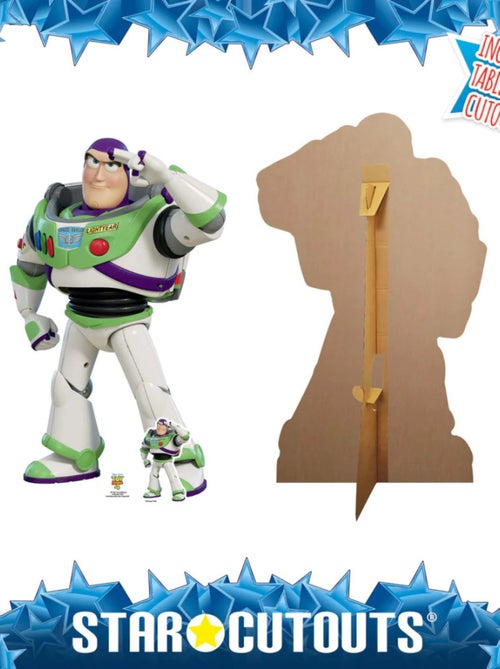 Figurine en carton Toy Story - Buzz l'éclair Hauteur 129 cm - Kiabi
