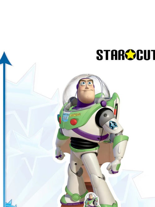 Figurine en carton Toy Story - Buzz l'éclair Hauteur 140 cm - Kiabi