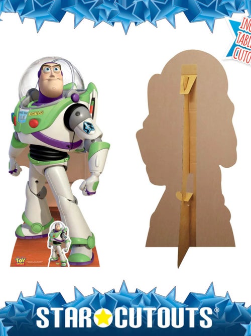 Figurine en carton Toy Story - Buzz l'éclair Hauteur 140 cm - Kiabi