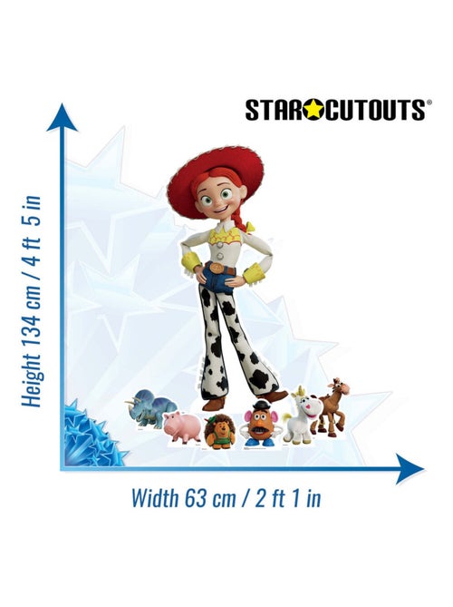 Figurine en carton Toy Story Jessie et Six Mini Figurines - Haut 134 cm - Kiabi