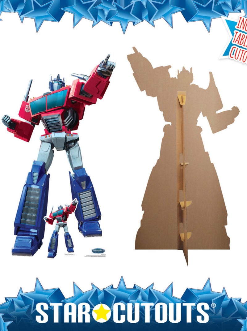 Figurine en carton Transformers Optimus Prime - Haut 169 cm Multicolore - Kiabi