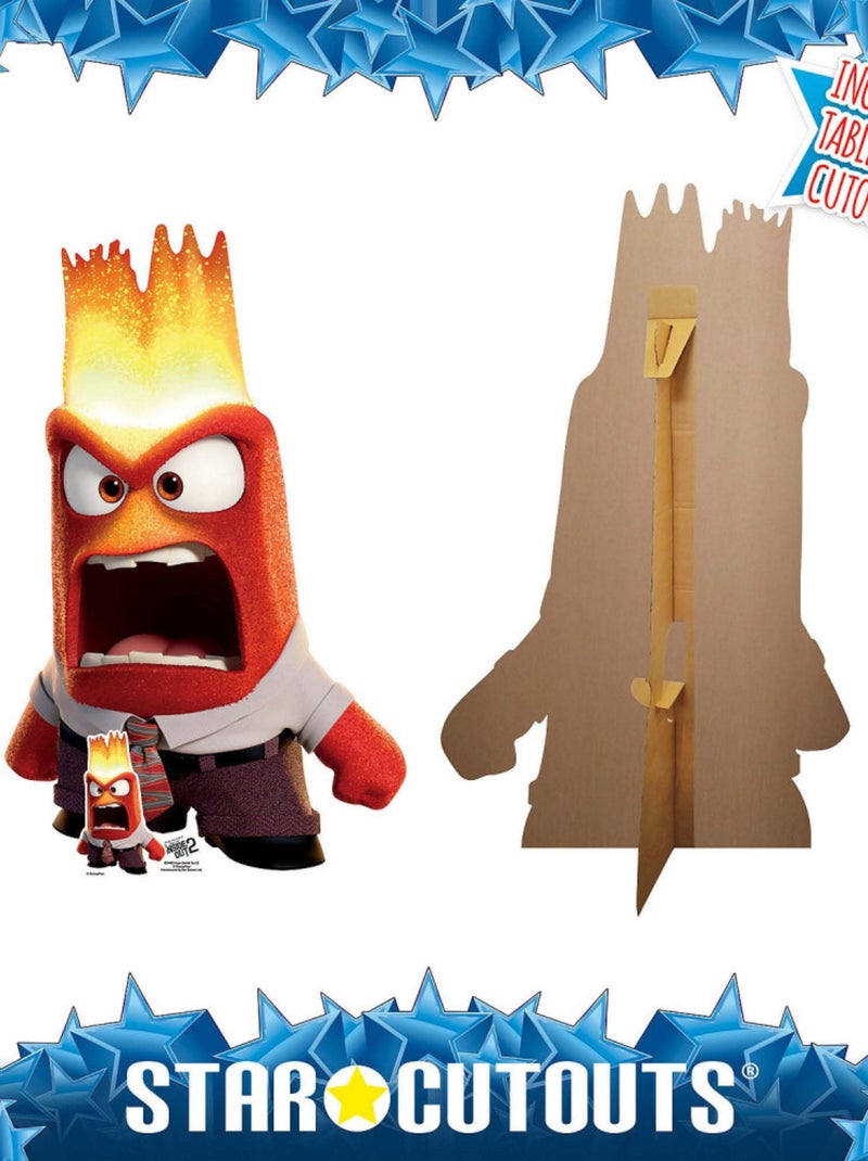 Figurine en carton Vice Versa 2 - Colère - Haut 136 cm Rouge - Kiabi