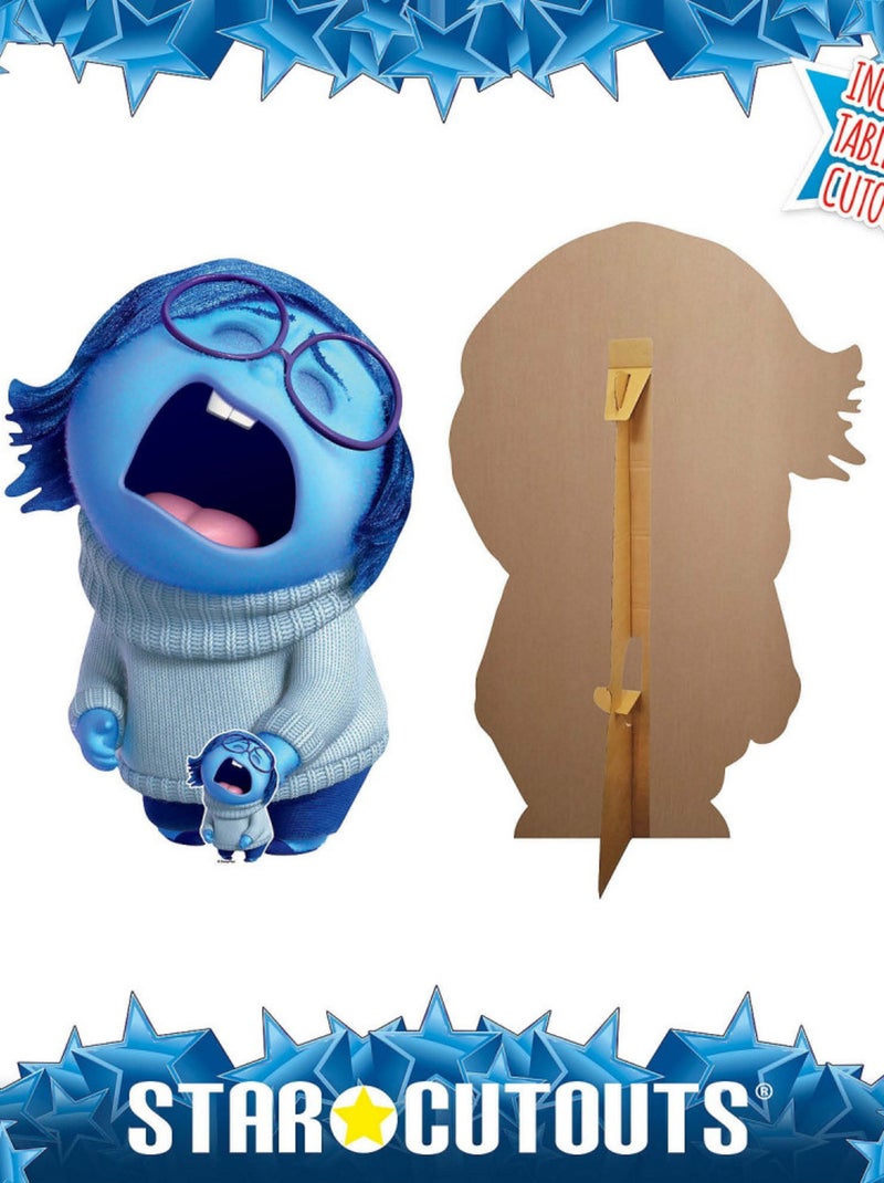 Figurine en carton Vice Versa 2 - Tristesse - Haut 126 cm Bleu - Kiabi