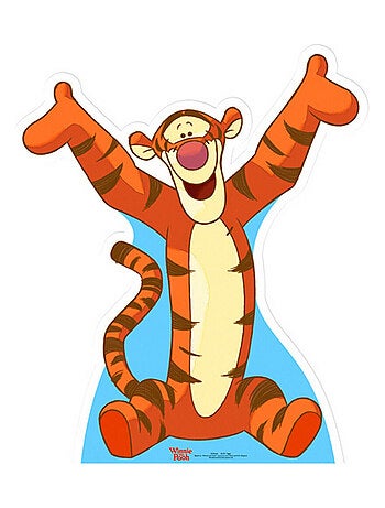 Figurine en carton winnie l'ourson - Tigrou Hauteur 70 CM