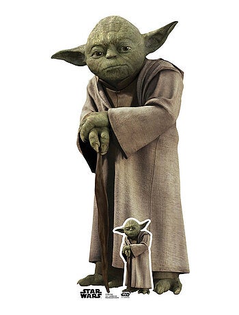 Figurine en carton – Yoda - Star Wars - Haut 76 cm