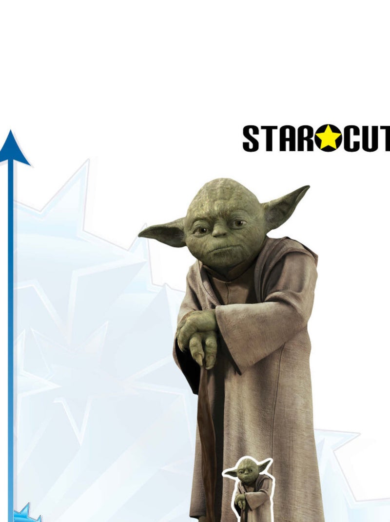 Figurine en carton – Yoda - Star Wars - Haut 76 cm Noir Noir - Kiabi