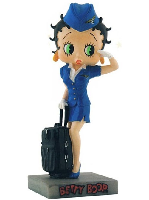 Figurine en résine 'Betty Boop' Hôtesse de l’air – Collection 9 - Kiabi