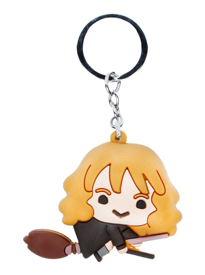 Figurine en Vinyle Porte-clés - Harry Potter Hermione Chibi Marron - Kiabi