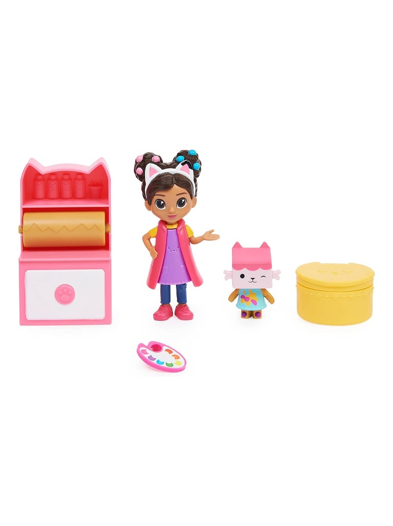 Figurine et accessoires pour Maison de poupée Studio d'Art Gabby's Dollhouse Multicolore - Kiabi