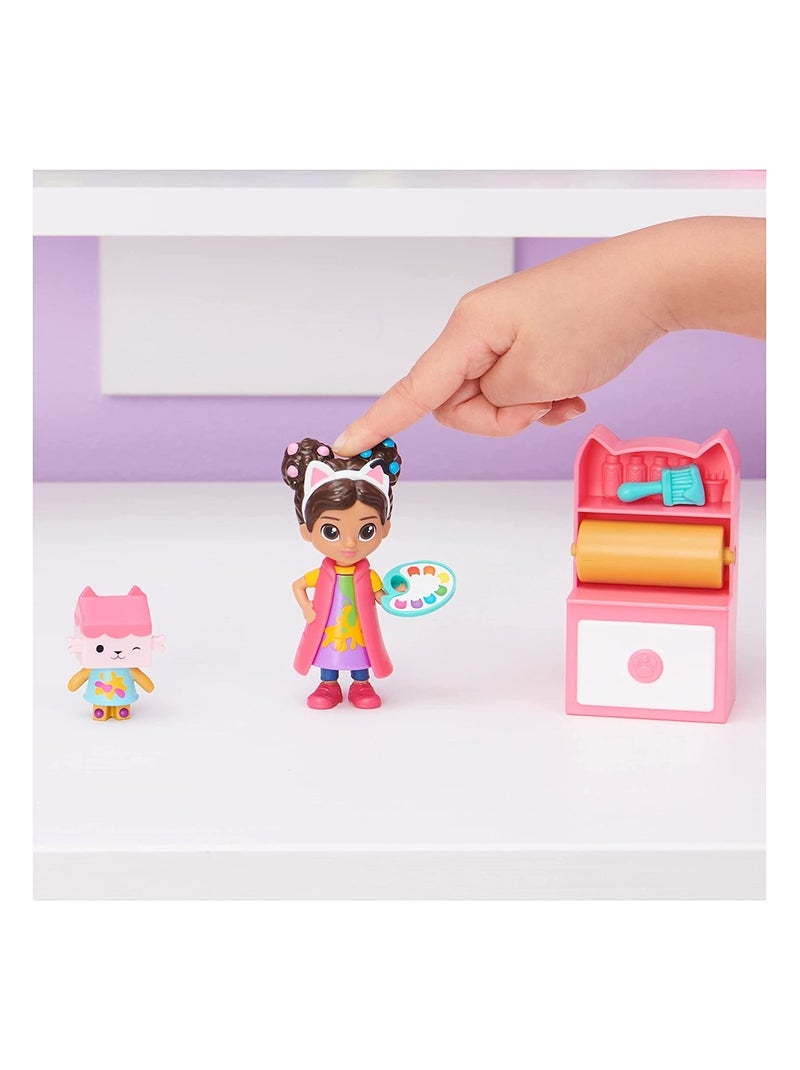 Figurine et accessoires pour Maison de poupée Studio d'Art Gabby's Dollhouse Multicolore - Kiabi