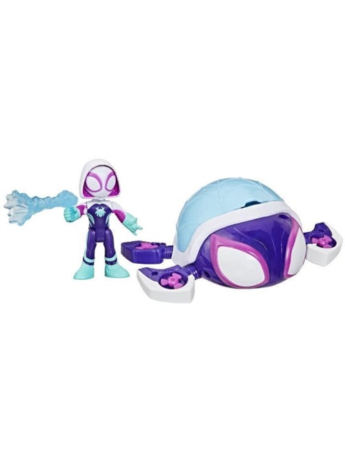 Figurine et véhicule - ghost-spider tortue fantôme water-webs - hasbro marvel - Kiabi