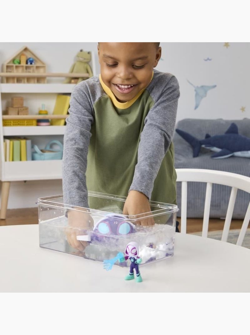 Figurine et véhicule - ghost-spider tortue fantôme water-webs - hasbro marvel Blanc - Kiabi
