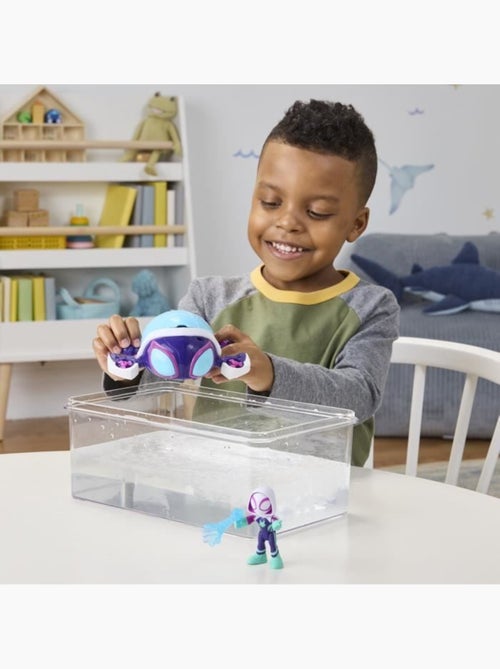 Figurine et véhicule - ghost-spider tortue fantôme water-webs - hasbro marvel - Kiabi