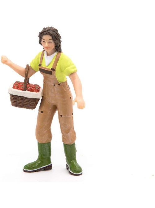 Figurine Fermière au panier - Kiabi