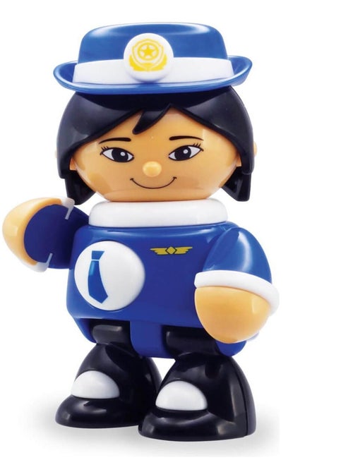 Figurine First Friends : Policière chinoise - Kiabi
