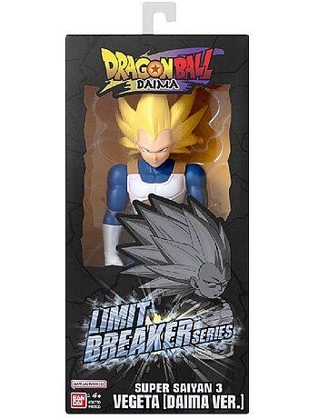 Figurine géante limit breaker - bandai - dragon ball daima - super saiyan 3 vegeta - 30 cm