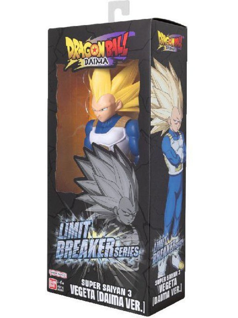 Figurine géante limit breaker - bandai - dragon ball daima - super saiyan 3 vegeta - 30 cm Bleu - Kiabi