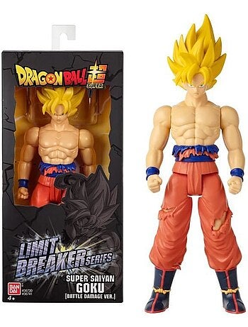 Figurine géante super saiyan goku (battle damage ver.) - bandai - dragon ball - 30 cm