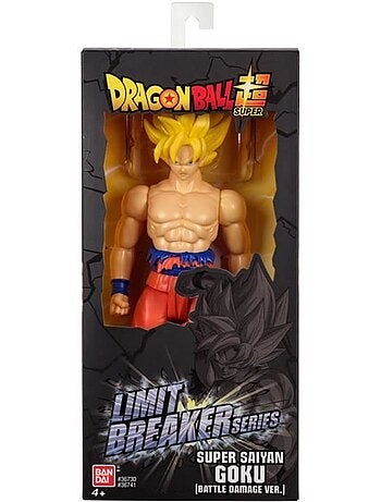 Figurine géante super saiyan goku (battle damage ver.) - bandai - dragon ball - 30 cm