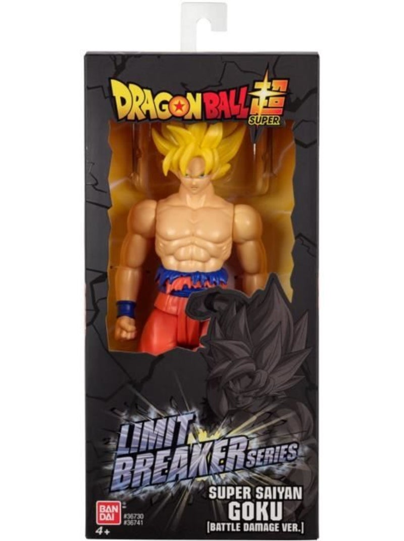 Figurine géante super saiyan goku (battle damage ver.) - bandai - dragon ball - 30 cm Rouge - Kiabi