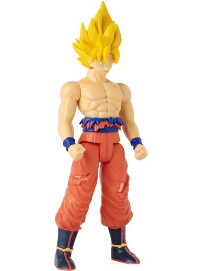 Figurine géante super saiyan goku (battle damage ver.) - bandai - dragon ball - 30 cm Rouge - Kiabi