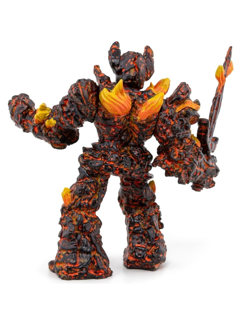 Figurine Golem de feu Orange - Kiabi