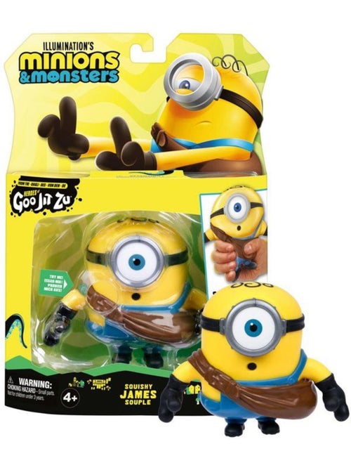 Figurine Goo Jit Zu James 13 cm - MINION, Les Minions 3 - Kiabi