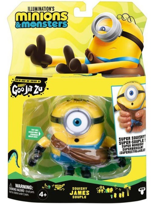 Figurine Goo Jit Zu James 13 cm - MINION, Les Minions 3 - Kiabi