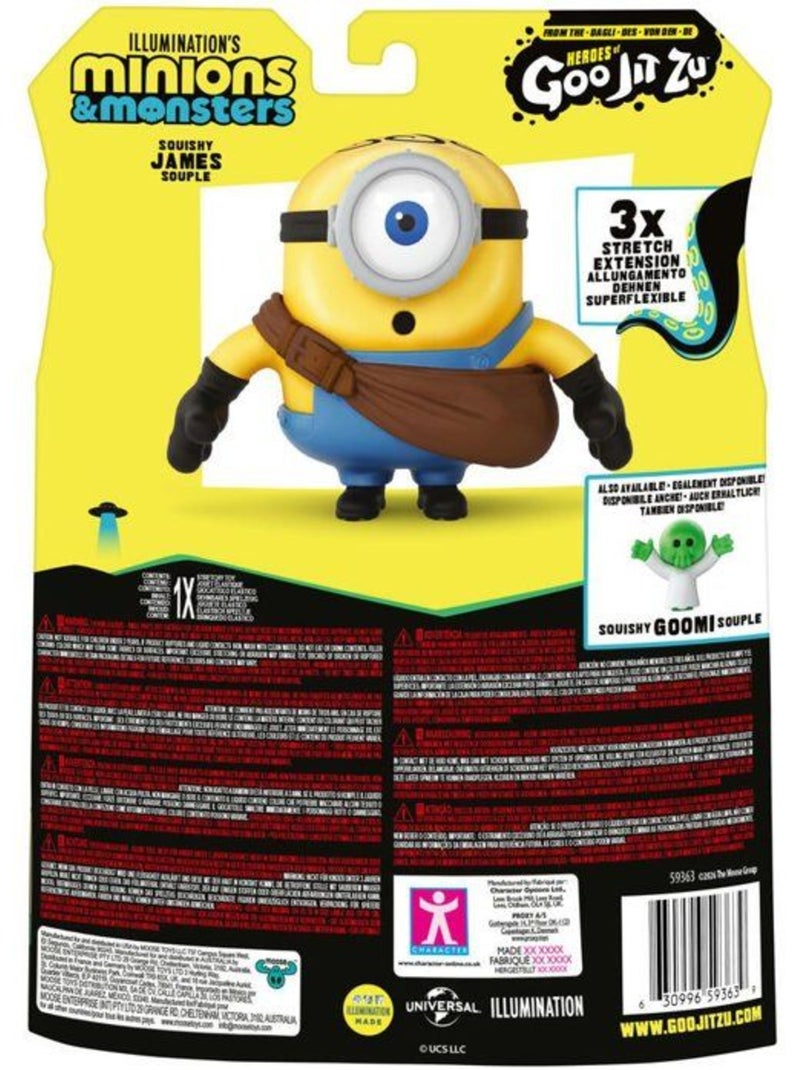 Figurine Goo Jit Zu James 13 cm - MINION, Les Minions 3 Jaune - Kiabi