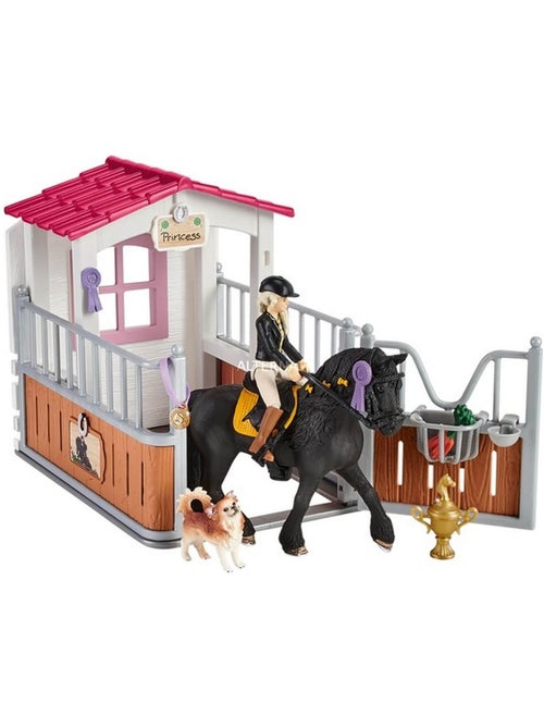 Figurine Horse Club : Box avec Tori & Princesse - Kiabi