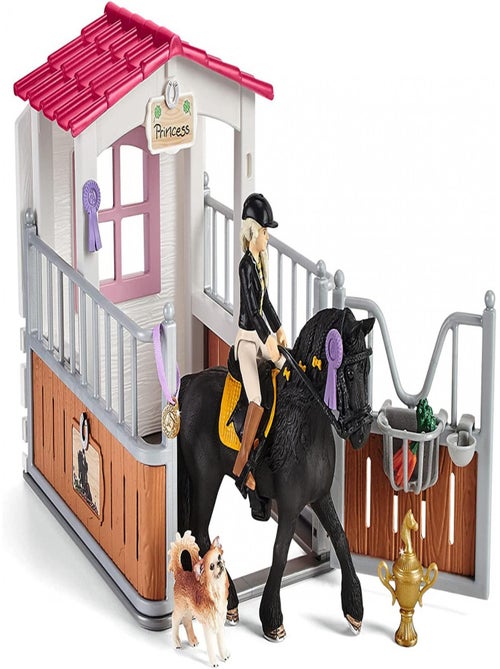 Figurine Horse Club : Box avec Tori & Princesse - Kiabi