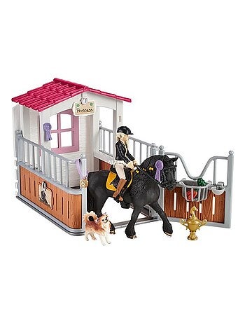 Figurine Horse Club : Box avec Tori & Princesse - Kiabi