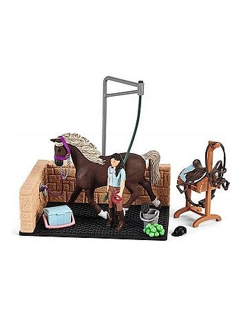 Figurine horse club : Box de lavage avec Emily & Luna
