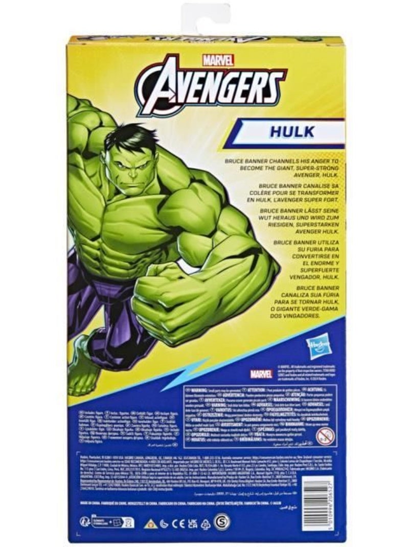 Figurine hulk 30 cm, jouet avengers titan hero series pour enfants à partir de 4 ans, marvel Vert - Kiabi
