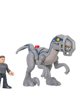 Figurine Imaginext : Jurassic World : Blue en fuite