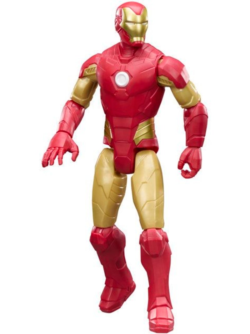 Figurine iron man 29 cm articulée titan series - hasbro avengers Bleu - Kiabi
