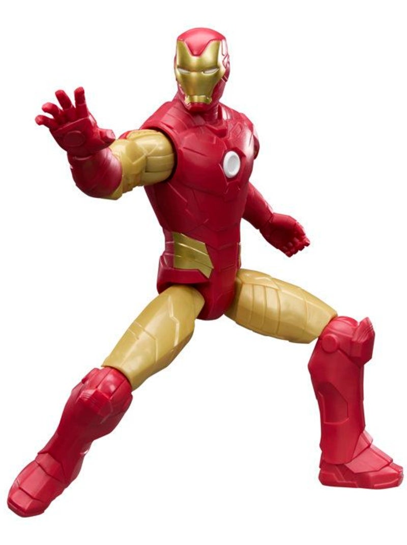 Figurine iron man 29 cm articulée titan series - hasbro avengers Bleu - Kiabi