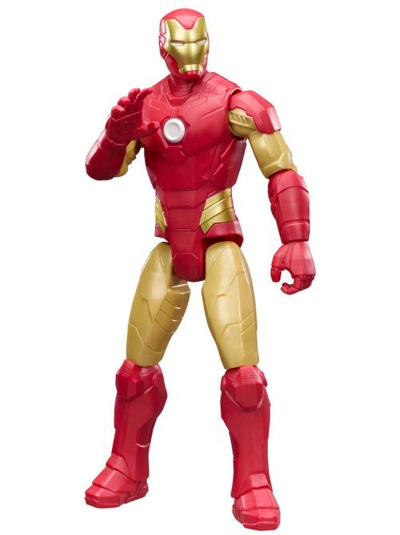 Figurine iron man 29 cm articulée titan series - hasbro avengers Bleu - Kiabi