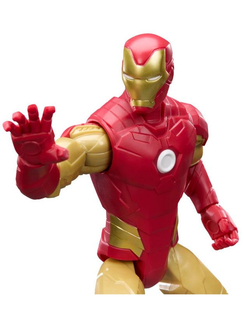 Figurine iron man 29 cm articulée titan series - hasbro avengers Bleu - Kiabi
