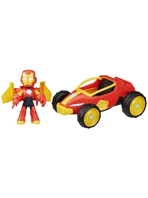 Figurine iron man et véhicule bolide iron man, marvel iron man and his awesome friends, dès 3 ans - Kiabi