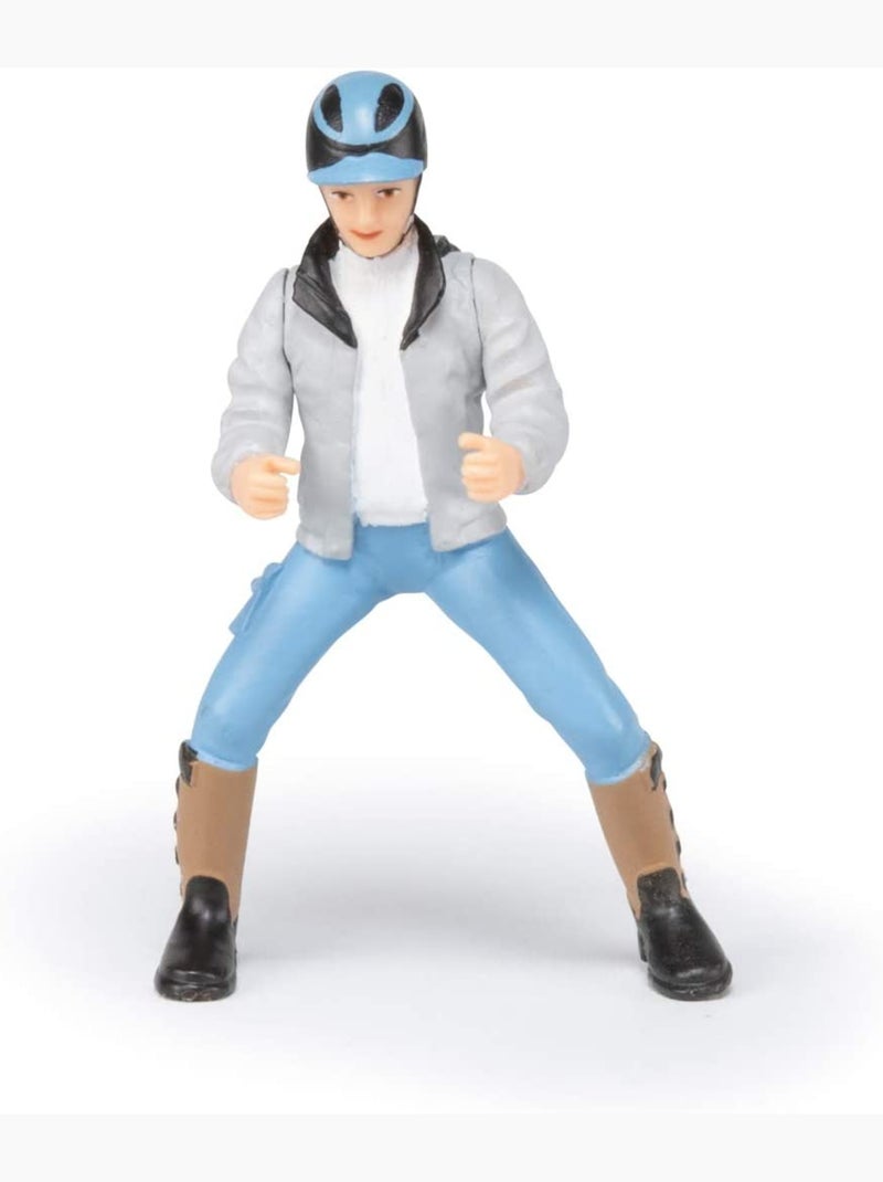 Figurine Jeune cavalier Bleu - Kiabi