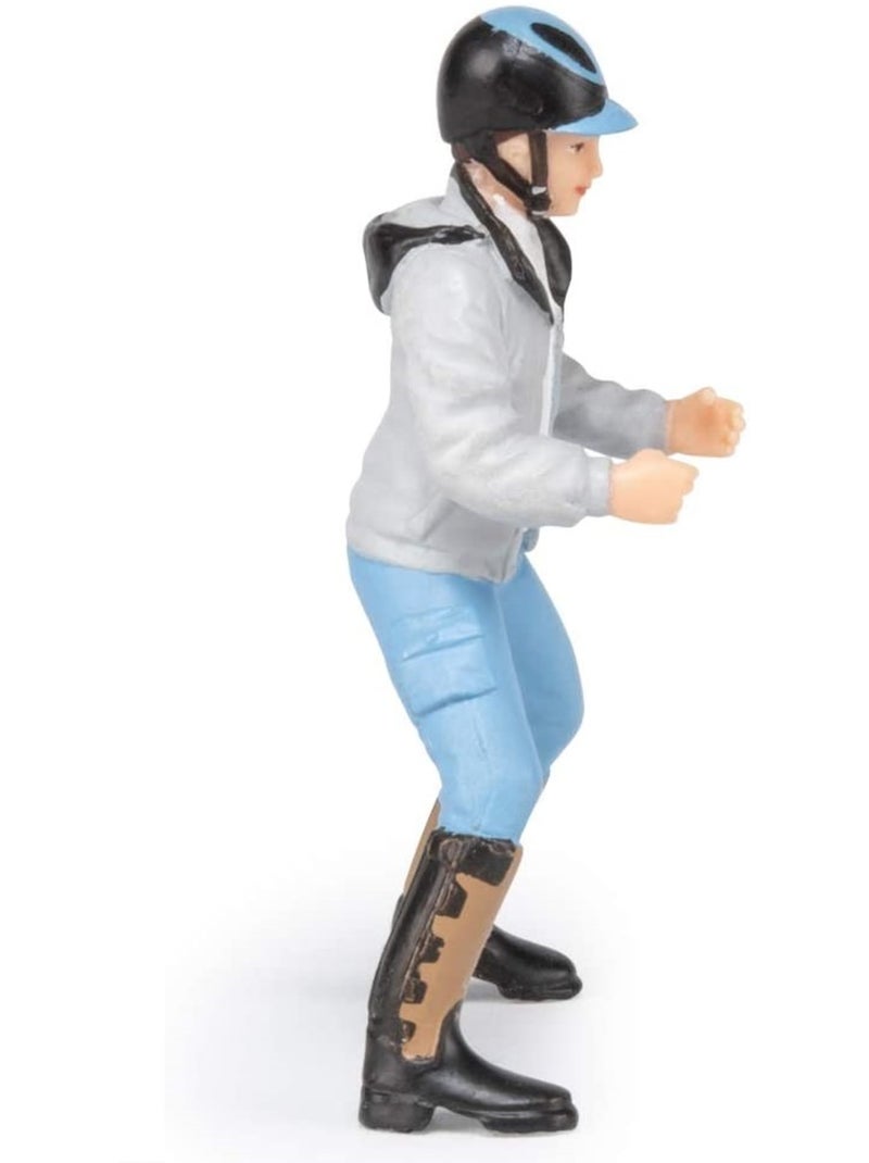 Figurine Jeune cavalier Bleu - Kiabi