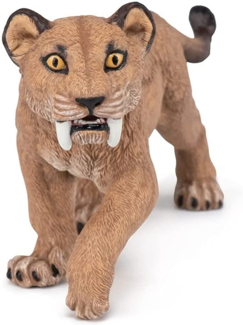 Figurine Jeune Smilodon Marron - Kiabi
