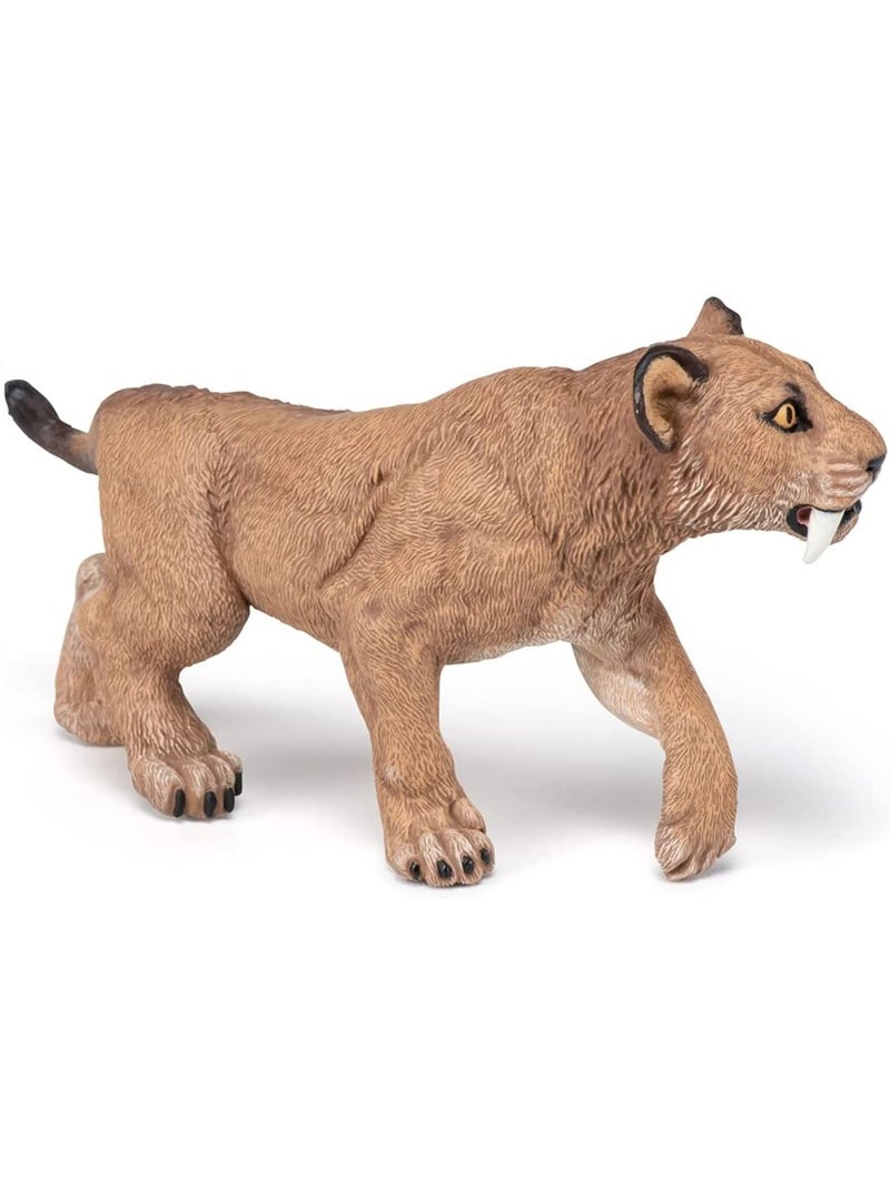 Figurine Jeune Smilodon Marron - Kiabi